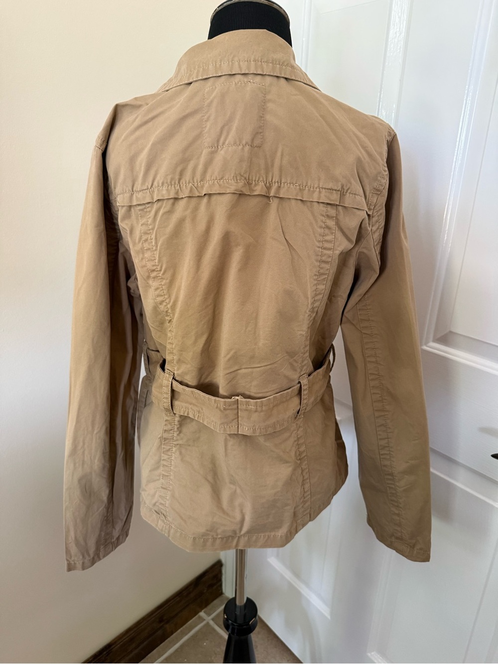 Old Navy pea coat style jacket/ coat brown/tan size L - Picture 3 of 5